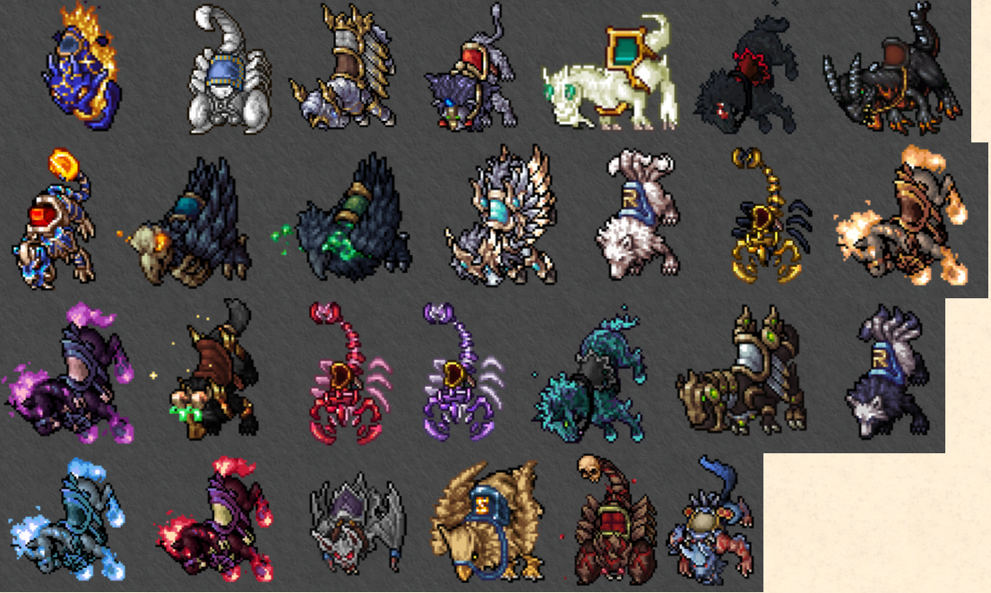 Novas Mounts e Addons Custom